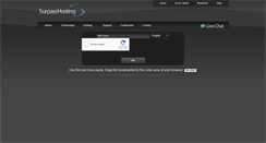 Desktop Screenshot of dns.surpasshosting.com