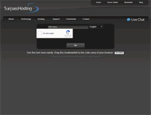 Tablet Screenshot of dns.surpasshosting.com