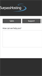 Mobile Screenshot of chat.surpasshosting.com